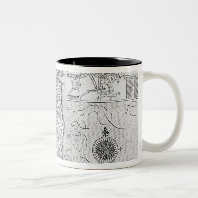 Tasse 2 Couleurs Le comté du Leinster avec la ville de Dublin (Droit)