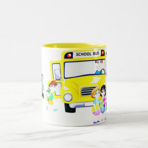 TASSE 2 COULEURS LE CONDUCTEUR TRÈS SPÉCIAL **BUS**