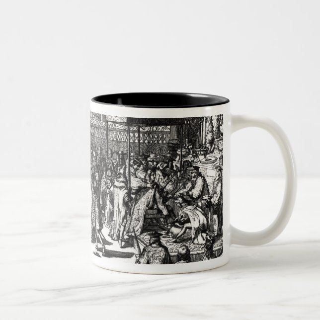 Tasse 2 Couleurs Le couronnement du Roi George I (Droit)
