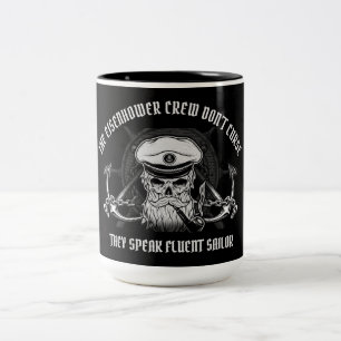 Tasse 2 Couleurs LE CREW DE FER DO not CURSE