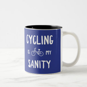 Tasse 2 Couleurs Le cyclisme est ma santé