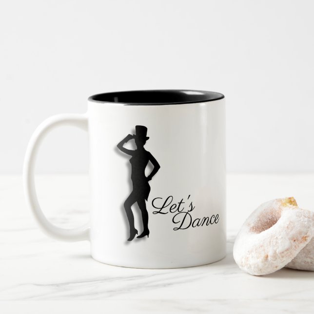 Tasse 2 Couleurs Le danseur de claquettes nous a laissés danser (Avec donut)