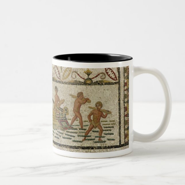 Tasse 2 Couleurs Le déchargement d'un bateau (Droit)