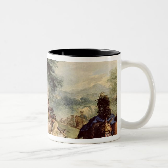 Tasse 2 Couleurs Le déjeuner de chasse, 1737 (Droit)