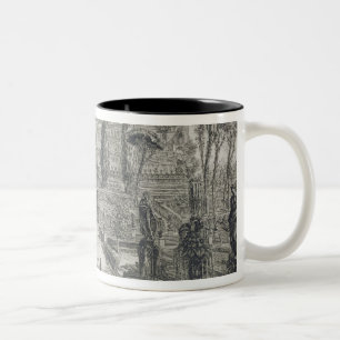 Tasse 2 Couleurs Le d'Este de villa chez Tivoli (gravure)