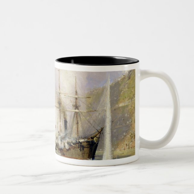 Tasse 2 Couleurs Le destroyer russe 'Shutka (Droit)