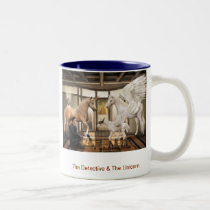 Tasse 2 Couleurs Le détective et la licorne