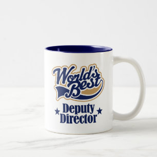 Tasse 2 Couleurs Le directeur adjoint cadeau pour (mondes