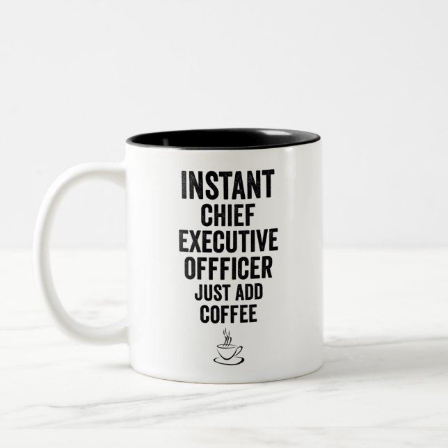 Tasse 2 Couleurs Le Directeur Général Instantané Ajoute Juste Du Ca (Gauche)