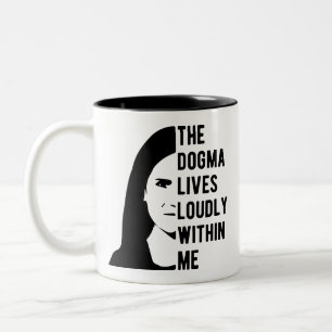 Tasse 2 Couleurs Le Dogma vit en moi