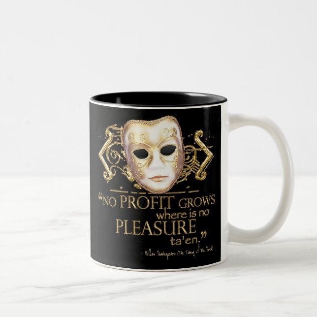 Tasse 2 Couleurs Le dressage de la citation de musaraigne (version (Droit)