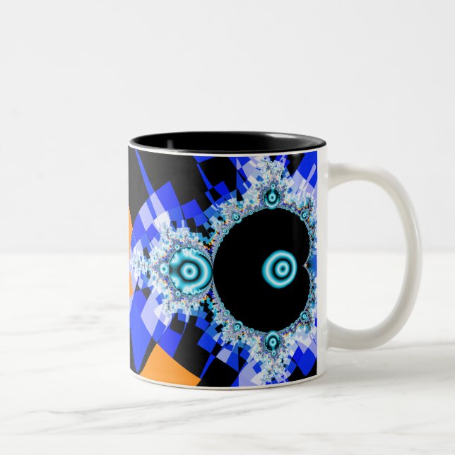 Tasse 2 Couleurs Le Fameux Ensemble Complet Mandelbrot (Droit)