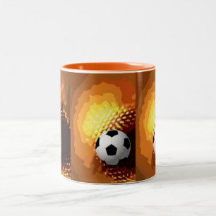 Tasse 2 Couleurs le football