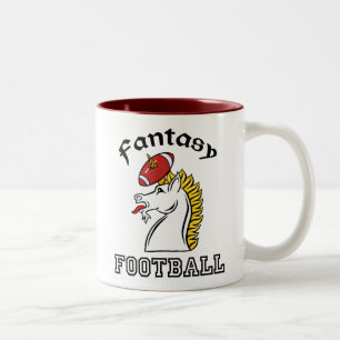 Tasse 2 Couleurs Le football d'imaginaire