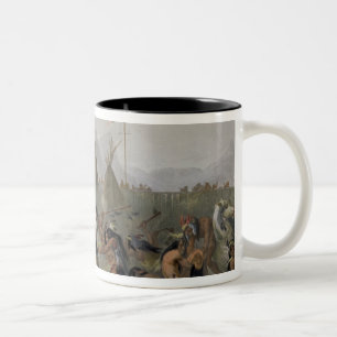 Tasse 2 Couleurs Le fort le Mackenzie, le 28 août 1833, plaquent 4