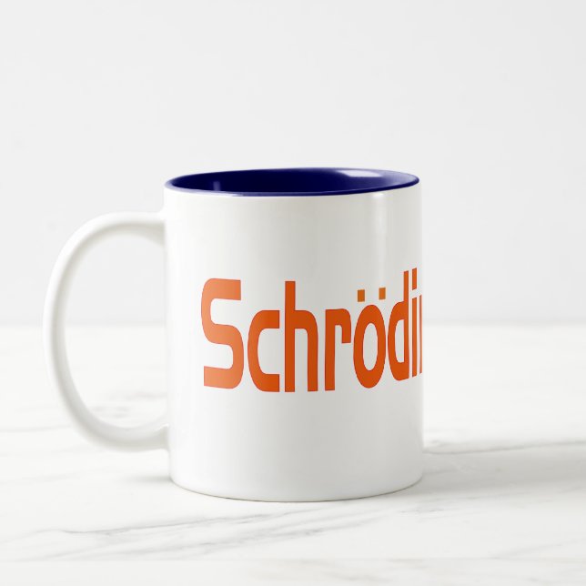 Tasse 2 Couleurs Le geek de Schrodinger (Gauche)