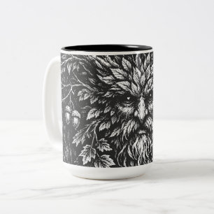 Tasse 2 Couleurs Le Green Man par BurnsInHell