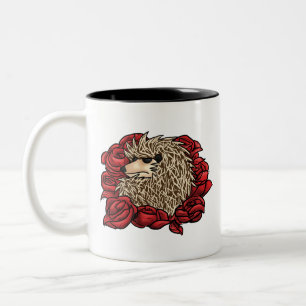 Tasse 2 Couleurs Le hérisson grincheux Deux-A modifié la tonalit