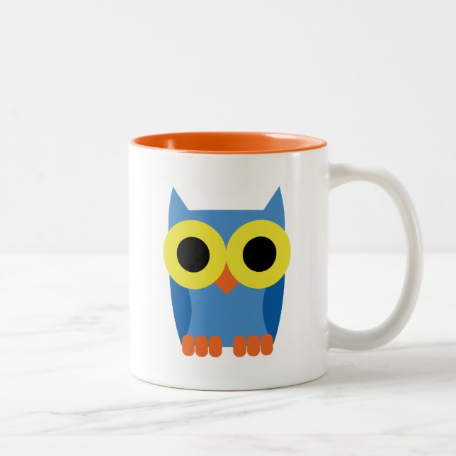 TASSE 2 COULEURS LE HIBOU BOO (Droit)
