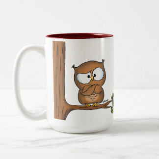 Tasse 2 Couleurs Le hibou font plutôt quelques cartes mignonnes !