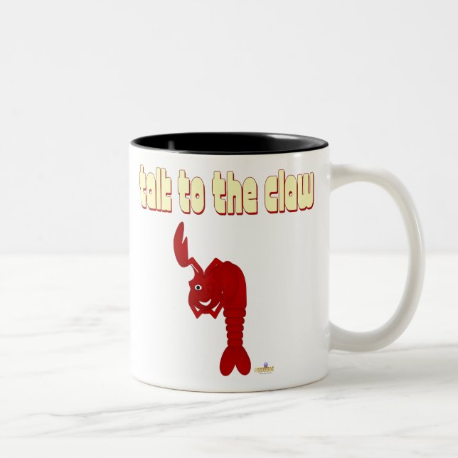 Tasse 2 Couleurs Le Homard Rouge Qui Cire Parle À La Louvre (Droit)