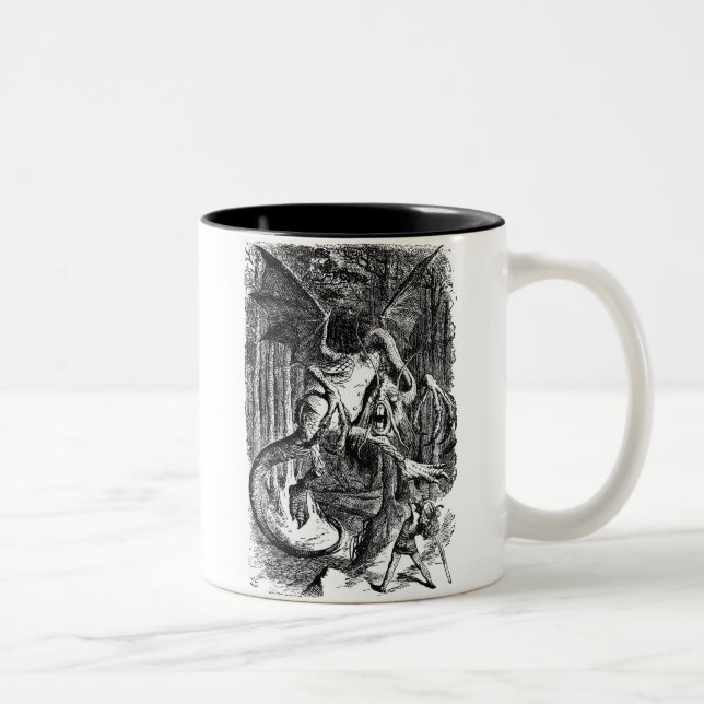 Tasse 2 Couleurs Le Jabberwocky (Droit)
