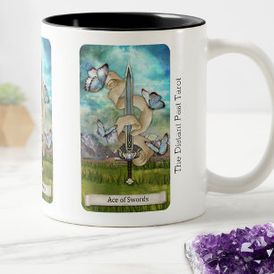 Tasse 2 Couleurs Le jeu de tarot The Distant Past As de épées