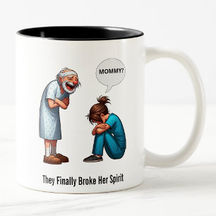 Tasse 2 Couleurs Le jour où l'infirmière s'est arrêtée