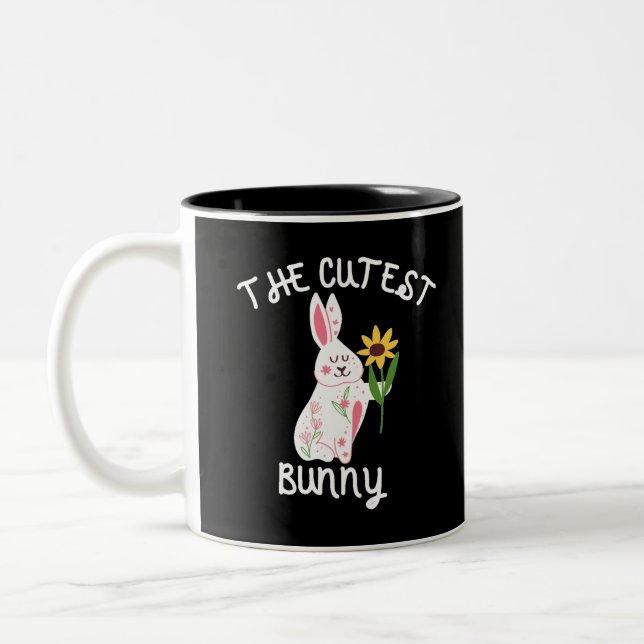 Tasse 2 Couleurs Le Lapin le Plus Mignon (Gauche)