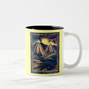 Tasse 2 Couleurs Le lieu de repos, pyramides