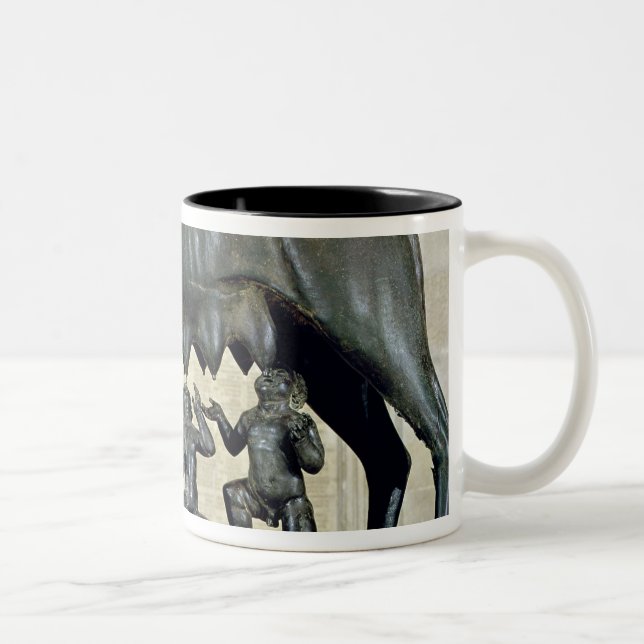 Tasse 2 Couleurs Le -Loup de Capitoline (Droit)