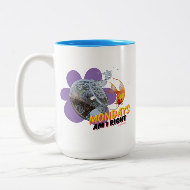 Tasse 2 Couleurs Le Lundi, N'Est-Ce Pas ? (Gauche)