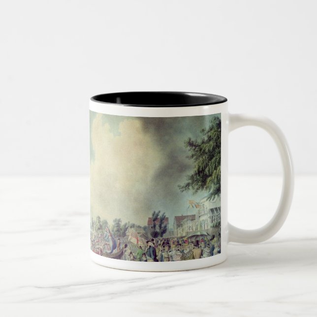 Tasse 2 Couleurs Le match d'aviron à Richmond (Droit)