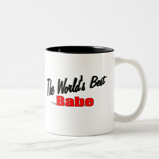 Tasse 2 Couleurs Le meilleur bébé du monde (Droit)