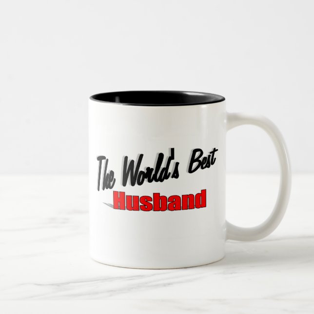 Tasse 2 Couleurs Le meilleur mari du monde (Droit)