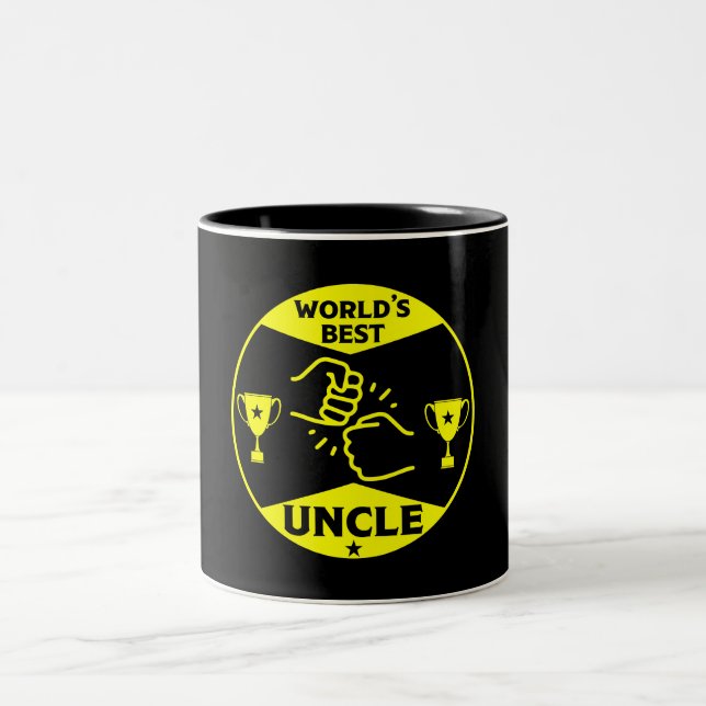 Tasse 2 Couleurs Le meilleur oncle du monde (Centre)