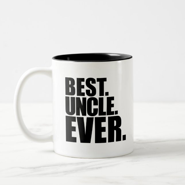 Tasse 2 Couleurs le meilleur oncle jamais (Gauche)
