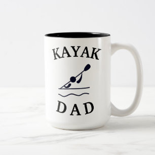 Tasse 2 Couleurs Le meilleur "PAPA de KAYAK" jamais ! Fête des