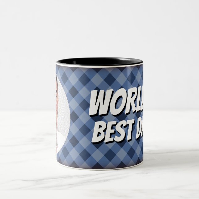 Tasse 2 Couleurs Le meilleur papa du monde (Centre)