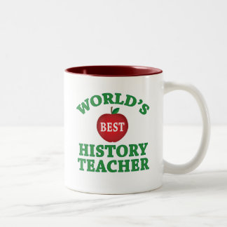 Tasse 2 Couleurs Le meilleur professeur de l'histoire du monde