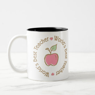 Tasse 2 Couleurs Le meilleur professeur des mondes