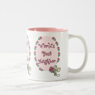 Tasse 2 Couleurs Le meilleur voisin du monde