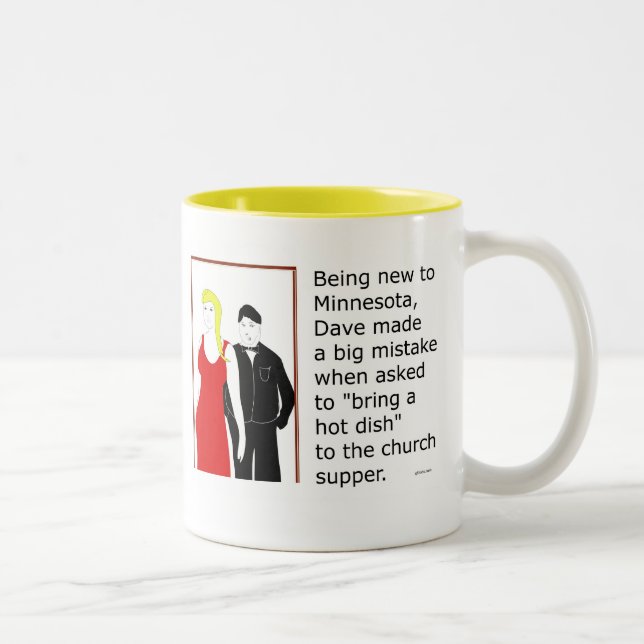 Tasse 2 Couleurs Le Minnesota "plat chaud" (Droit)