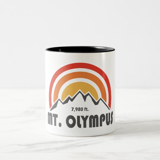 Tasse 2 Couleurs Le mont Olympe (Centre)