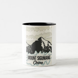 Tasse 2 Couleurs Le mont Siguniang Chine