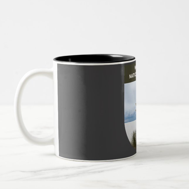 Tasse 2 Couleurs Le monument national de White Sands (Gauche)