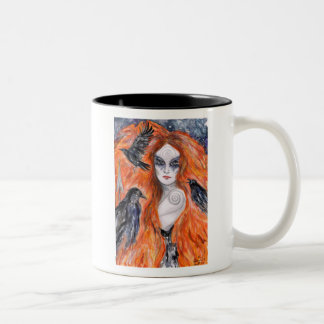 Tasse 2 Couleurs Le Morrigan - reine de guerrier