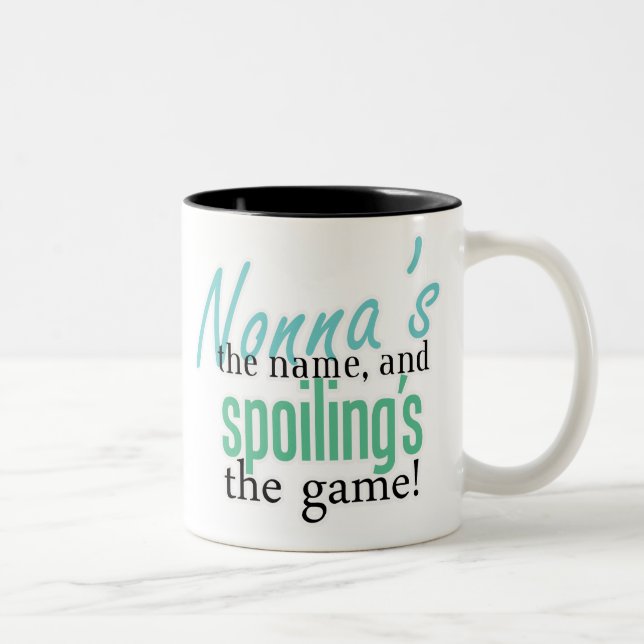 Tasse 2 Couleurs Le nom de Nonna, et détérioration du Gam (Droit)