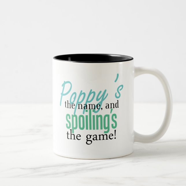 Tasse 2 Couleurs Le nom du pavot, et détérioration du jeu (Droit)