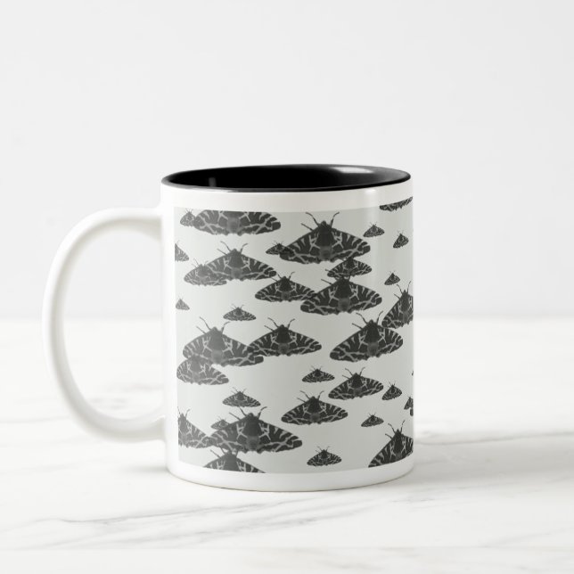 Tasse 2 Couleurs Le papillon de nuit à minuit (Gauche)